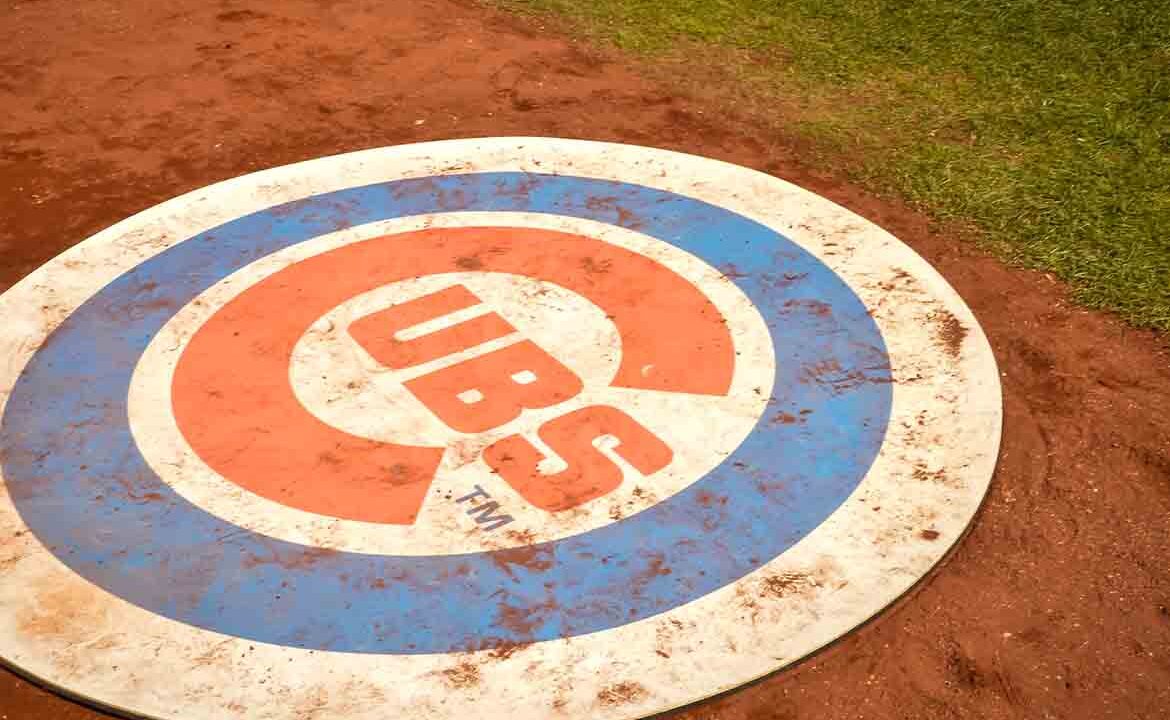 cubs logo in the ballpark