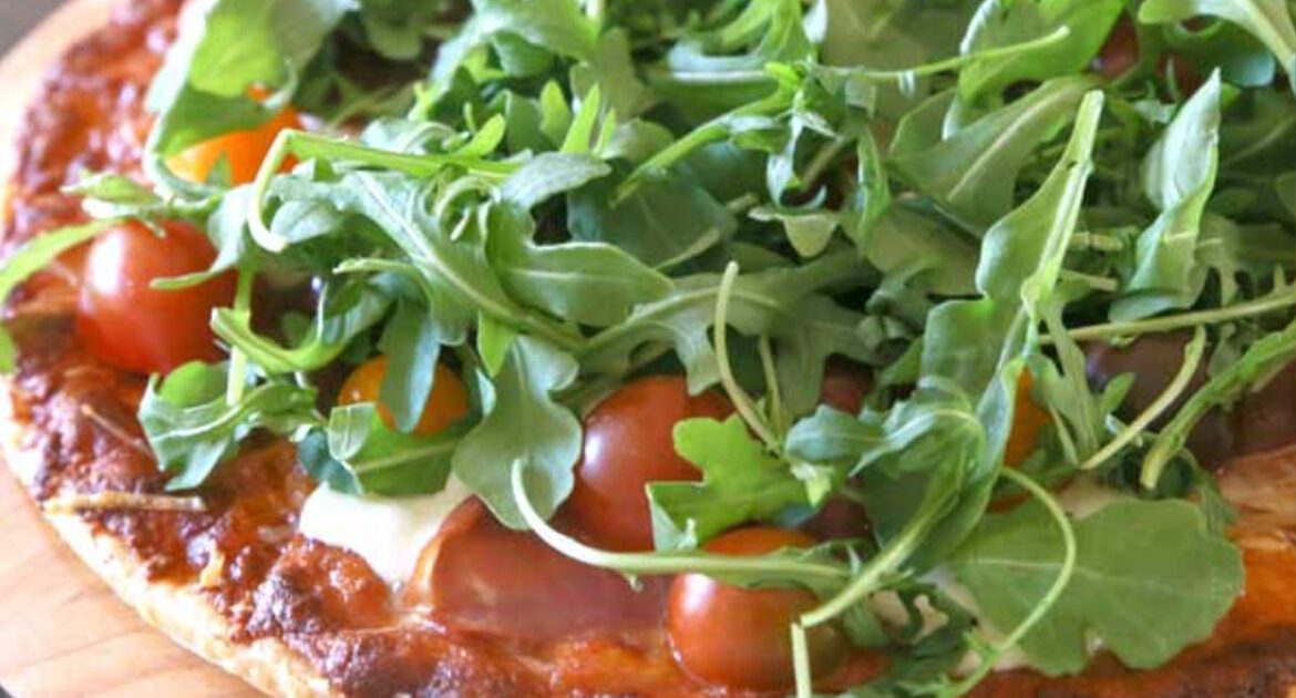 Liz’s Prosciutto & Arugula Pizza Recipe | Home Run Inn Pizza