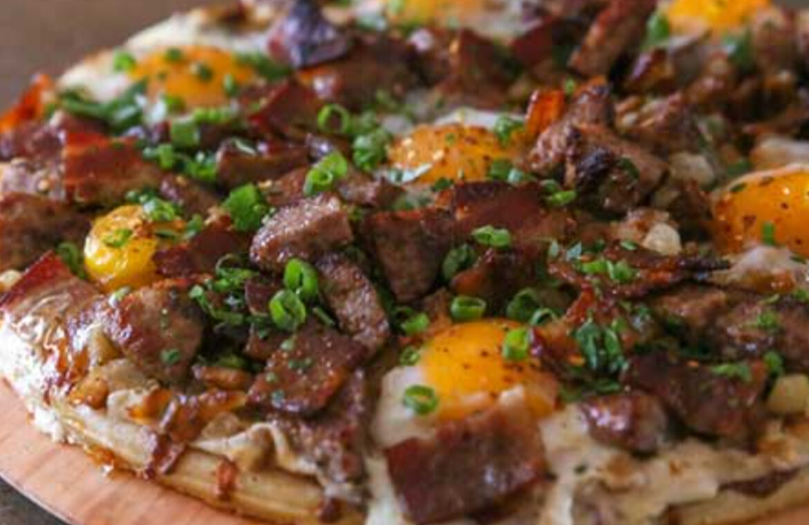 Pizza Topped with all ingredients