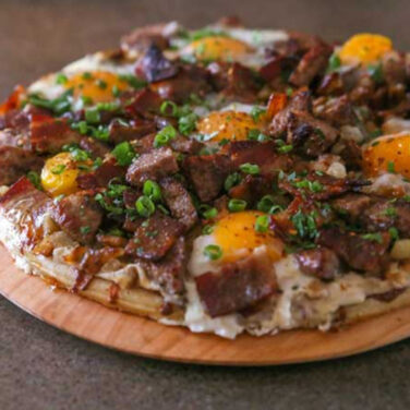 Pizza Topped with all ingredients