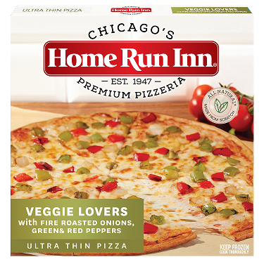 Home Run Inn Veggie Lovers Ultra Thin Pizza Box
