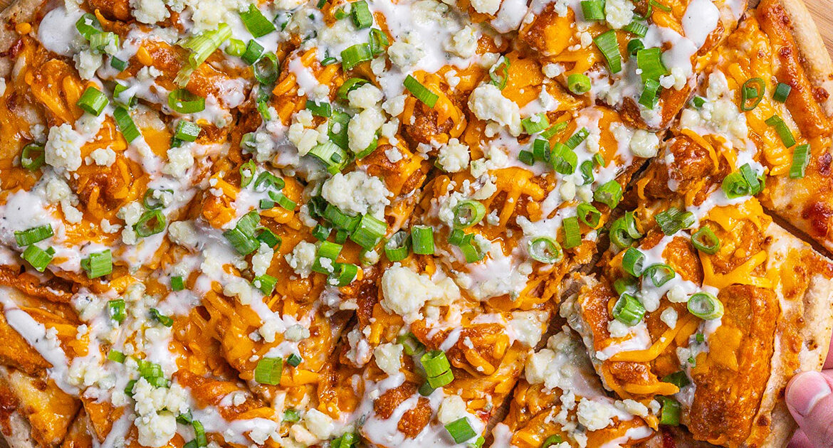 Buffalo Chicken Pizza Recipe | Home Run Inn Pizza