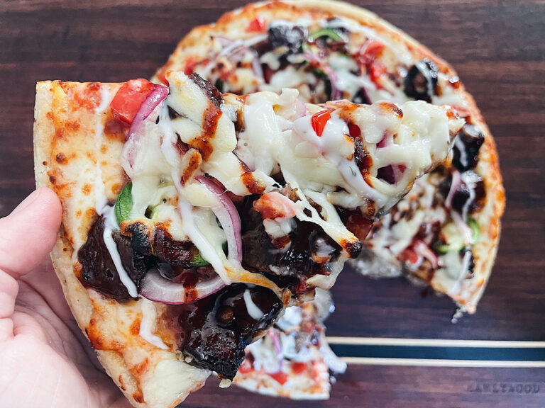 Dad's Favorite BBQ Brisket Pizza Recipe Home Run Inn Pizza
