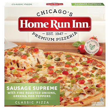 Home Run Inn Classic Sausage Supreme Pizza Box