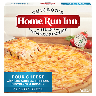 Home Run Inn Classic Four Cheese Pizza Box