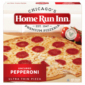 Home Run Inn Uncured Pepperoni Ultra Thin Pizza Box