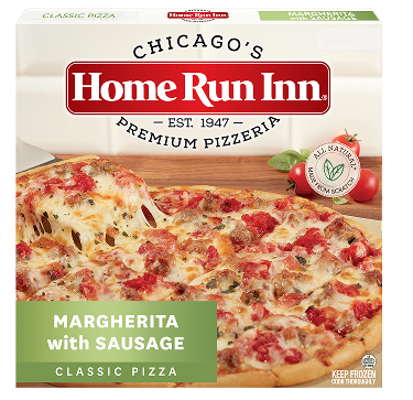 Home Run Inn Classic Margherita with Sausage Pizza Box