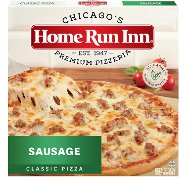 Home Run Inn Sausage Classic Pizza Box