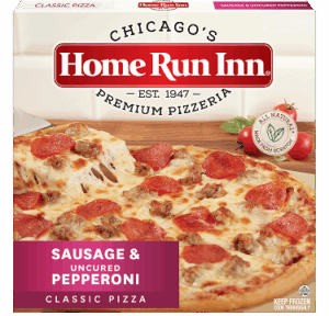 Home Run Inn Sausage & Uncured Pepperoni Classic Pizza Box