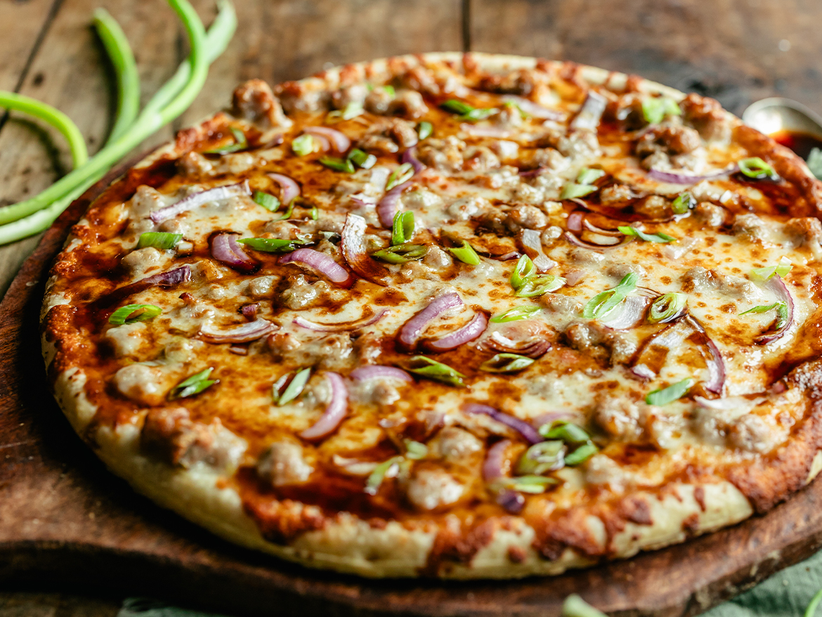Japanese BBQ Pizza Recipe | Home Run Inn Pizza