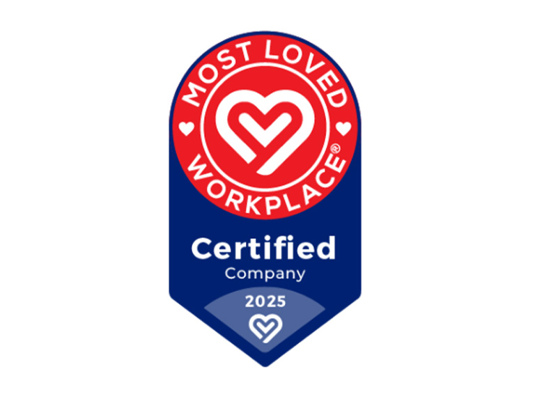 Most loved workplace certified logo 2025