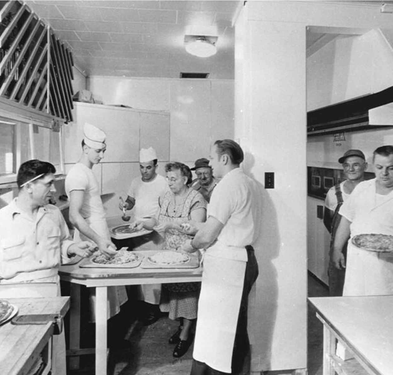 Image-History1 historic image of the Home Run Inn first kitchen