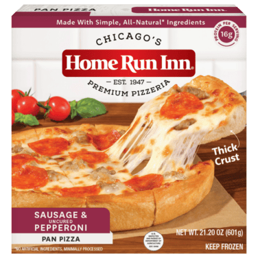 Sausage & Pepperoni Pan Pizza Retail Box